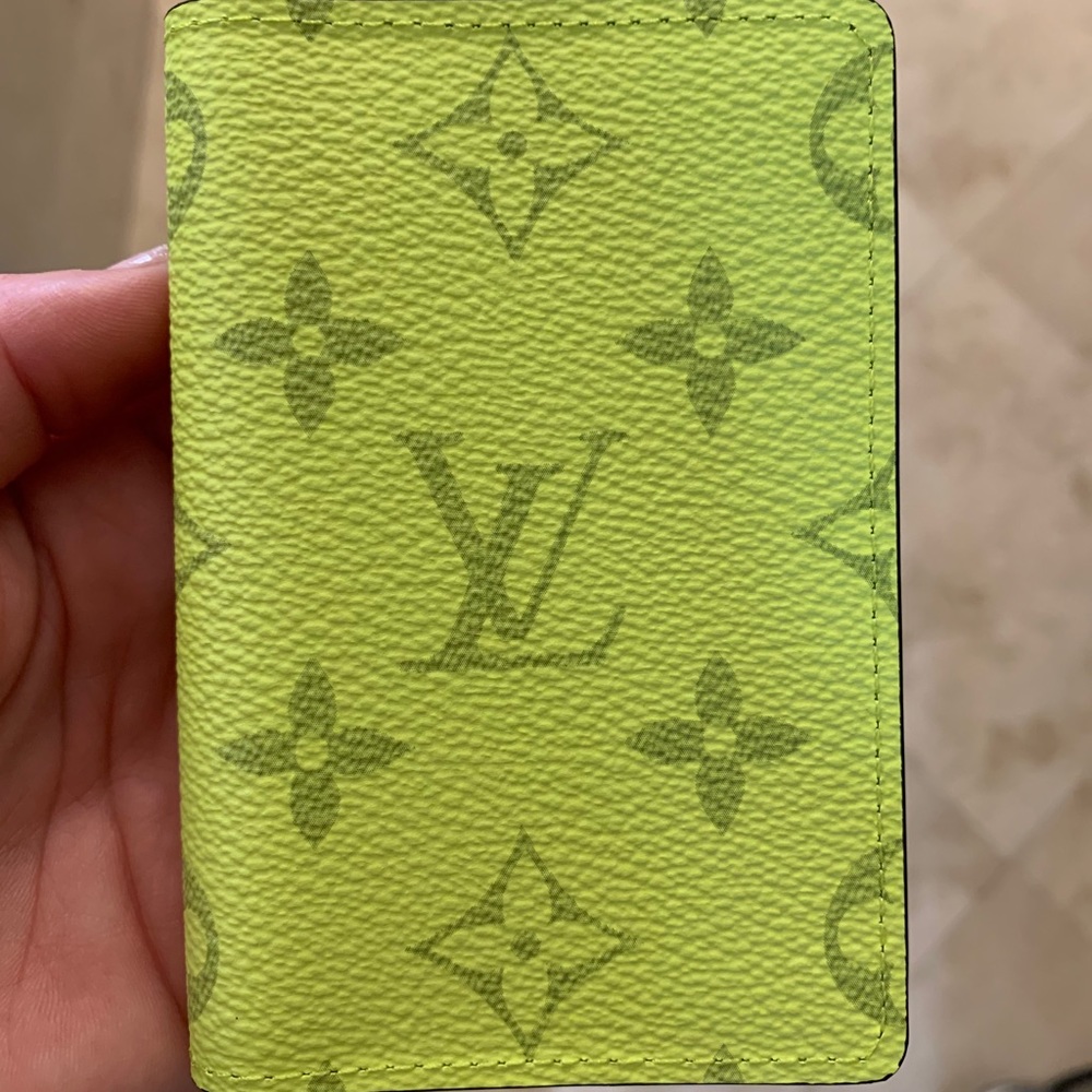 Louis Vuitton Pocket Organizer Bahia Yellow